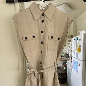 100% linen dress perfect for summer